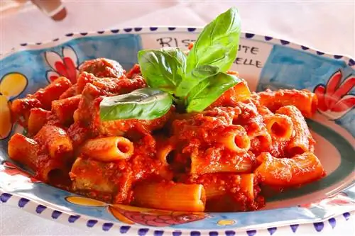 Чаша ригатони от Le Tre Sorelle Positano