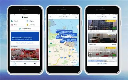 Приложения для планирования путешествий в последнюю минуту Expedia