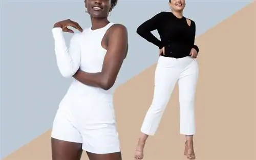 Запуск белых штанов Spanx