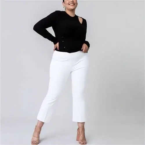 Запуск белых штанов Spanx