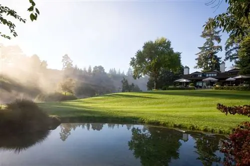 Huka Lodge на рассвете