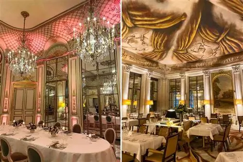 Интерьер столовых в Le Meurice