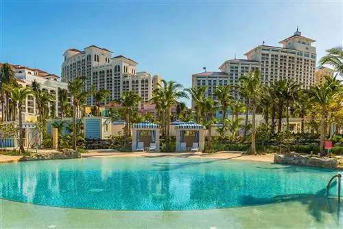 Бассейн и курорт в Grand Hyatt Baha Mar