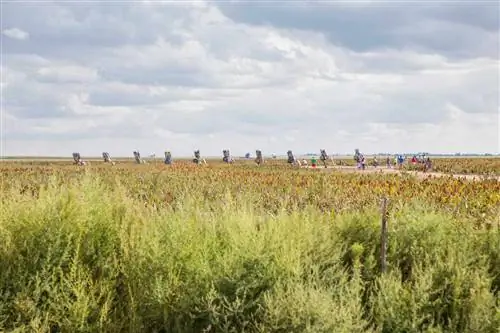 Cadillac Ranch в Амарилло, Техас