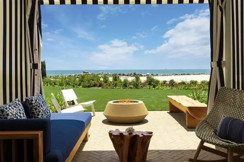 Кабана с видом на океан и пляж в отеле del Coronado