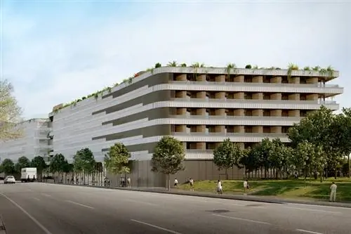 Внешний вид отеля Forum в Барселоне с улицы