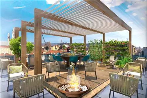 Терраса на крыше Vista Palazzo Verona