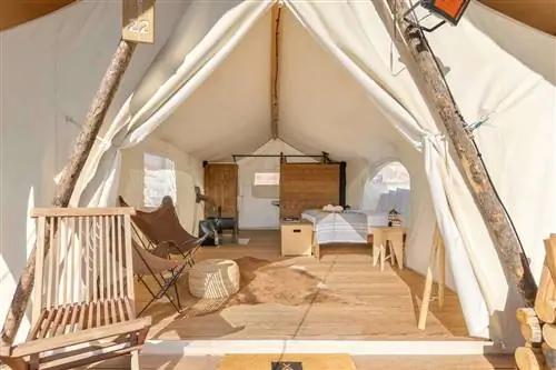 Интерьер тентов Under Canvas