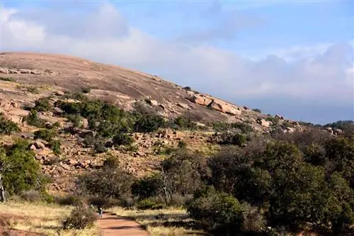 Вид с основания государственного парка Enchanted Rock