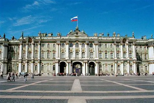 Фасад Зимнего дворца Эрмитажа, Санкт-Петербург, Россия