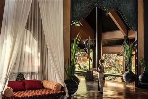 Anantara Golden Triangle Elephant Camp & Resort, вестибюль, Чианграй, Таиланд