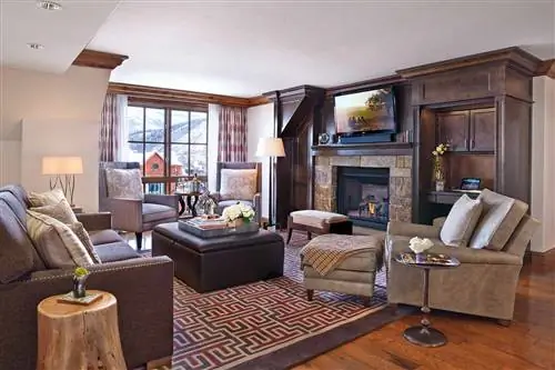 Внутреннее жилое пространство St. Regis Aspen Residence Club