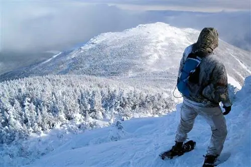 Прогулка на снегоступах по горе Алгонкин в Лейк-Плэсиде