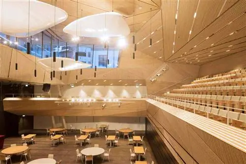 Внутри концертного зала в Швейцарии