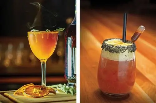Два коктейля из St. Regis Deer Valley