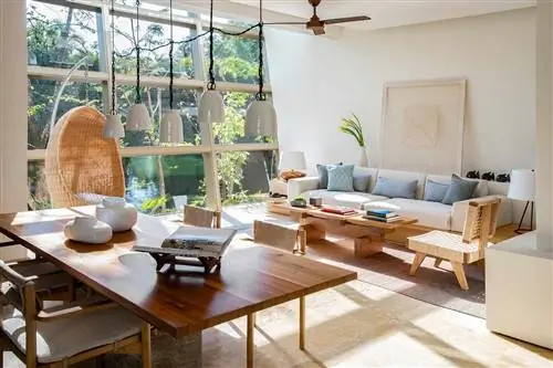 Интерьер Wellness Suite в отеле Rosewood Mayakoba Интерьер Wellness Suite в отеле Rosewood Mayakoba