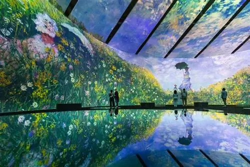 Интерьер выставки Beyond Monet