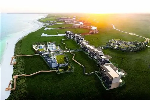 На мексиканской Ривьере-Майя открывается новый курортный отель Auberge, и из каждого номера открывается вид на набережную