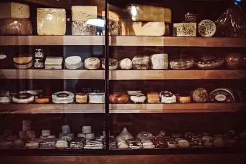 Пещера сырного погреба в Le Bristol в Париже