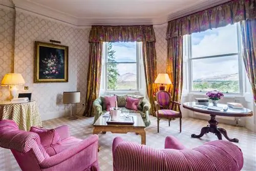 Внутренний люкс в отеле Inverlochy Castle