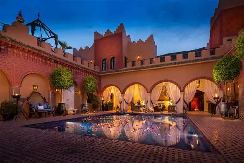 Бассейн в Kasbah Tamadot