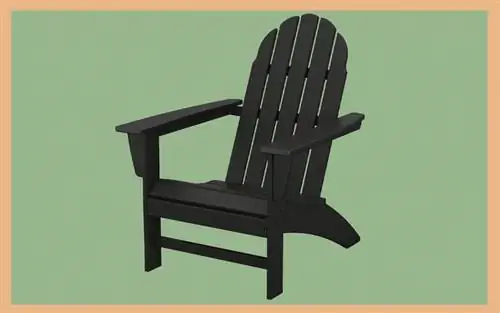 Стул Adirondack из пластика и смолы для виноградников