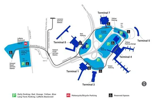 Карта аэропорта имени Джона Кеннеди