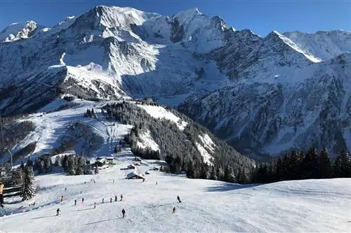 Катание на лыжах в Шамони