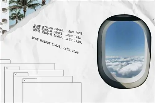 Избегайте больше мест у окна, меньше вкладок