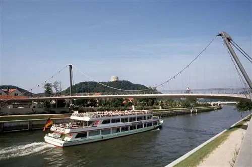 Рейн-Майн-Донау-Канал в Баварском Кельхайме в августе 1992 г.