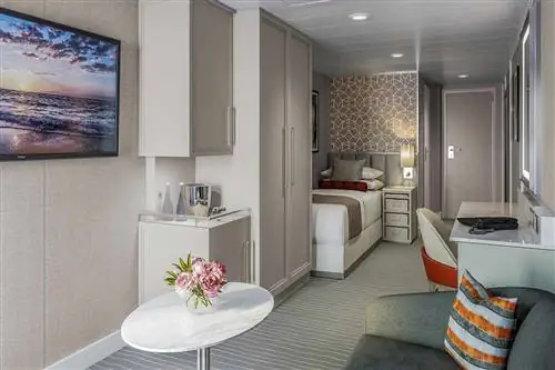 Интерьер каюты Solo Veranda от Oceania Cruises