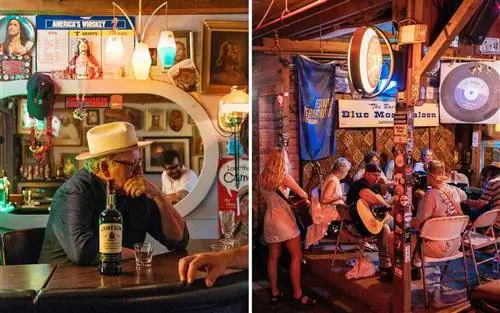 Бар и живая музыка в Лафайете, штат Луизиана.