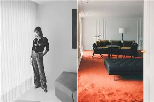 Модная съемка в отеле Costes в Париже, Франция.