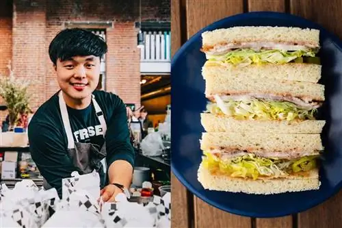 Сэндвич Тяшу, приготовленный шеф-поваром Деуки Хонгом