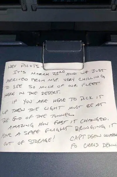 Письмо осталось в самолете Delta