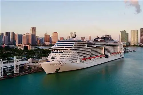 MSC Meraviglia в Майами MSC Meraviglia в Майами