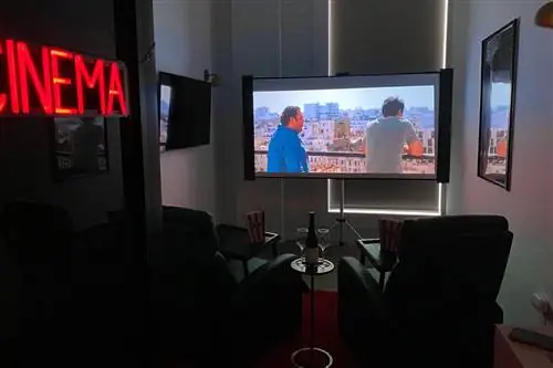 Кинозал в отеле Walker Hotel Tribeca