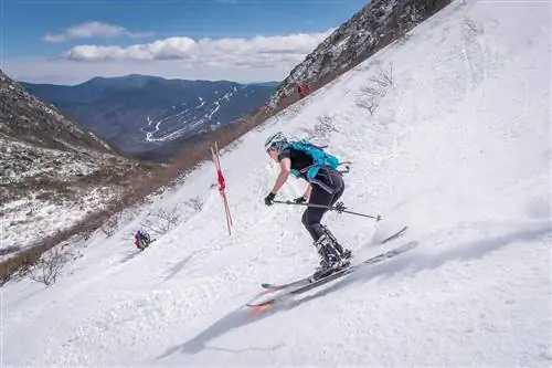 катание на лыжах