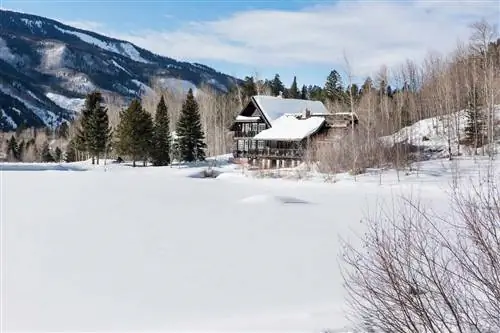 Фото зимнего пейзажа Aspen Independence Estate