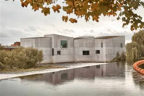 Внешний вид здания Hepworth Wakefield, спроектированного Дэвидом Чипперфилдом