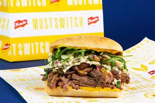 бутерброд с горчицей