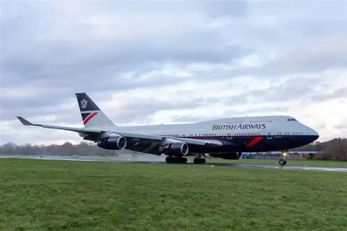 самолет Британских авиалиний