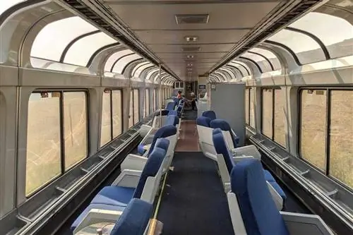Смотровая машина на Amtrak Coast Starlight