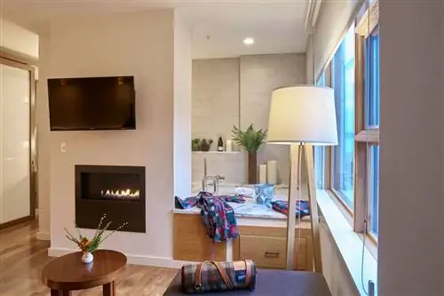 Люкс Hotel Vermont с камином