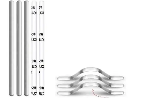 Серебряные носовые полоски маски для лица