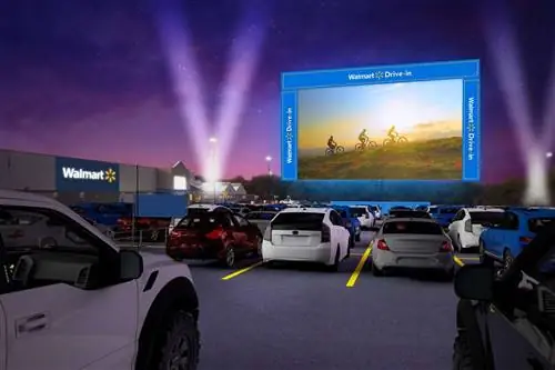 160 магазинов Walmart превращаются во всплывающие кинотеатры для автомобилей