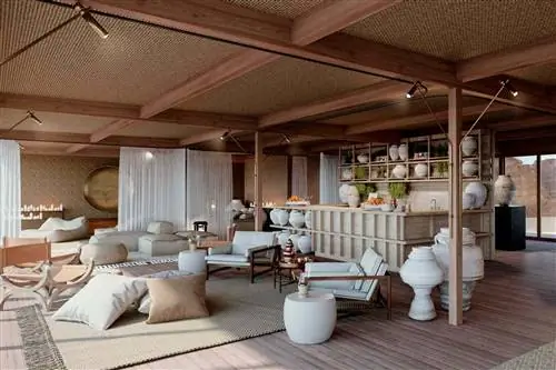 Интерьер Desert Suite в Habitas AlUla