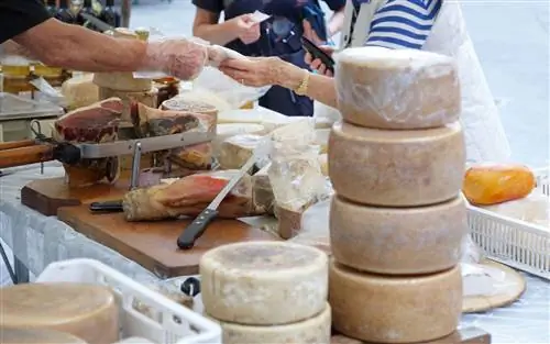 Уличный киоск по продаже мяса и сыра