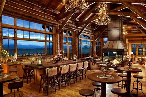 Вид из бара в Lodge & Spa на ранчо Браш-Крик