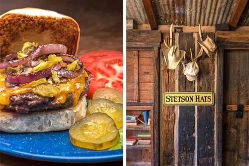 Стейк-хаус Perini Ranch Бургер и ковбойские шляпы